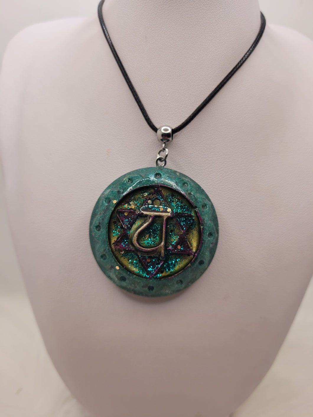 Pendentif  Orgonite -Malachite
