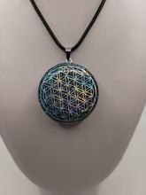 Charger l&#39;image dans la galerie, Pendentif  Orgonite -Lapis Lazuli &amp; Angélite
