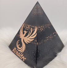 Charger l&#39;image dans la galerie, Orgonite 12X12 cm Shungite, Obsidienne Noire &amp; Tourmaline Noire

