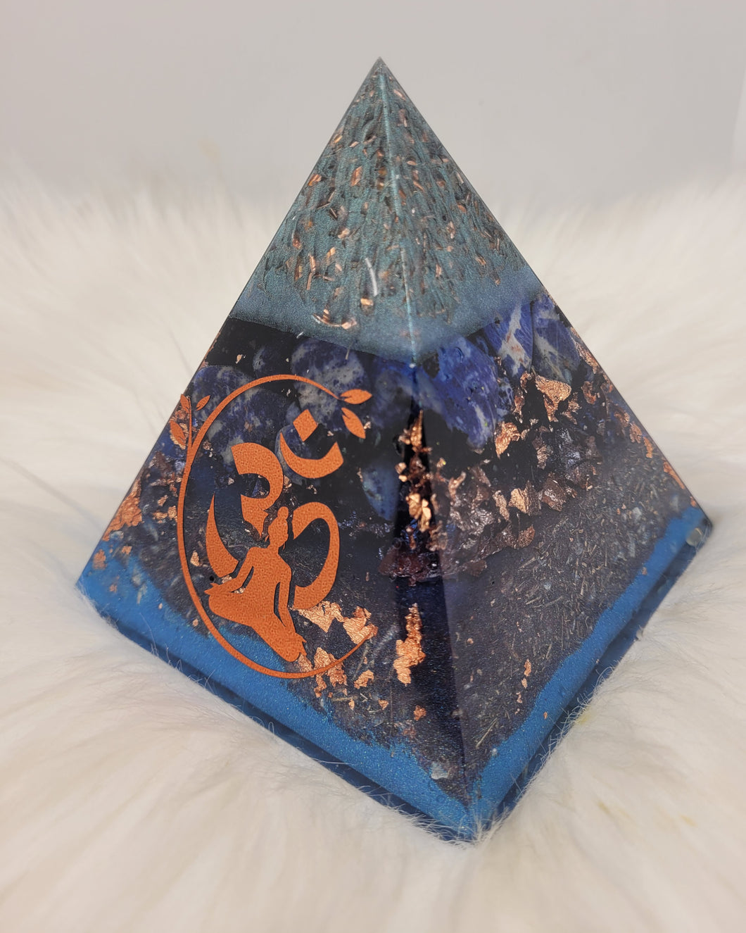Orgonite 10x10 cm -Sodalite