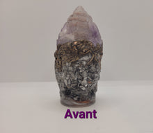 Charger l'image dans la galerie, Orgonite Guan Yin-Améthyste Chevron
