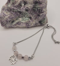 Charger l'image dans la galerie, ✨Chic ✨Bracelet avec Pierre Semi-Précieuses-Quartz Rose
