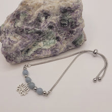 Charger l'image dans la galerie, ✨Chic ✨Bracelet avec Pierre Semi-Précieuses-Angélite
