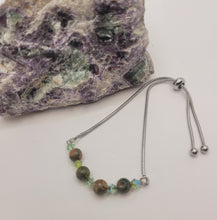 Charger l'image dans la galerie, ✨Chic ✨Bracelet avec Pierre Semi-Précieuses-Unakite
