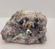 Charger l'image dans la galerie, ✨Chic ✨Bracelet avec Pierre Semi-Précieuses-Oeil de Tigre &amp; Onyx
