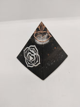 Charger l&#39;image dans la galerie, Orgonite 6x6 cm -Tourmaline &amp; Shungite
