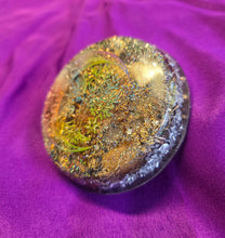 Charger l'image dans la galerie, Plaque de Protection 6.5cm -Shiva Lingam/Tourmaline Rose &amp; Grenat

