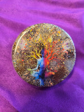 Charger l'image dans la galerie, Plaque de Protection 6.5cm -Shiva Lingam/Tourmaline Rose &amp; Grenat
